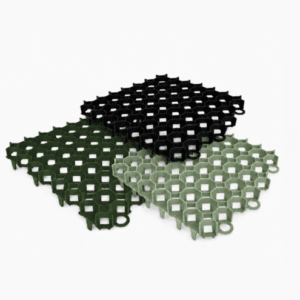 Plastikinis korys (nerūšinis) 472x472x39 mm juodos, žalios spalvos